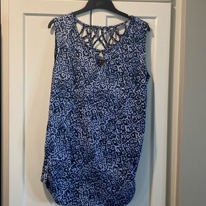 Animal Print sleeveless top